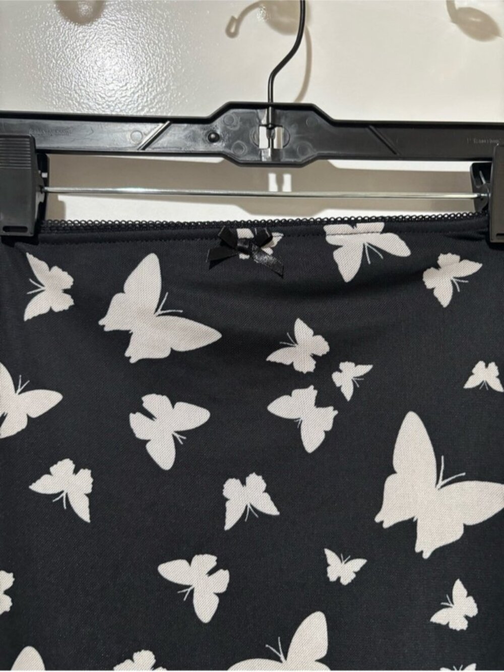 Black Butterfly Print Skirt - Women's๐ - Picture 2 of 3